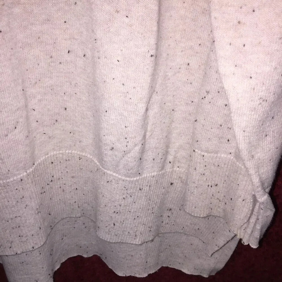 Style & CO Cream Sand Cotton XL sweater Ribbed open cuff - Picture 5 of 10